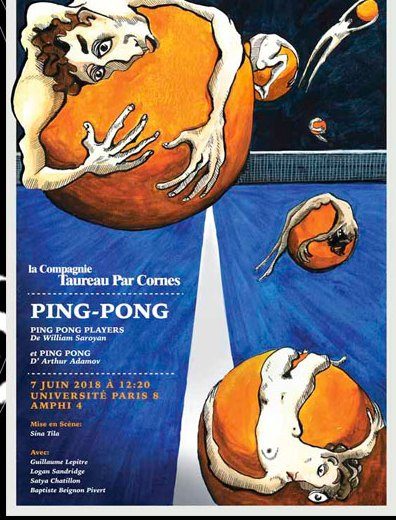 Affiche de Ping-Pong, par Satya Chatillon